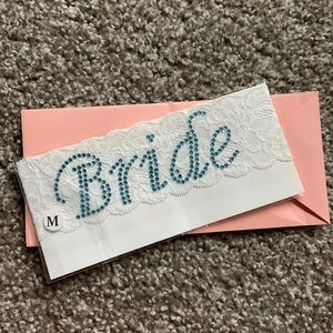 Bridal garter, new in packaging! Size M